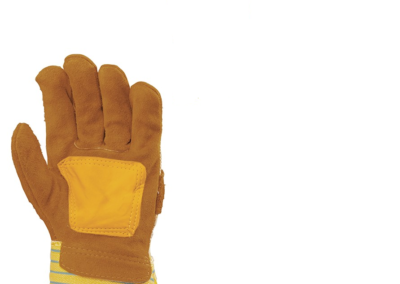 YELLOW SPLIT COW LEATHER- 153